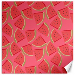 Watermelon Background Watermelon Wallpaper Canvas 12  X 12  by pakminggu