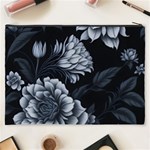 Pattern Flower Design Nature Cosmetic Bag (XXXL) Back