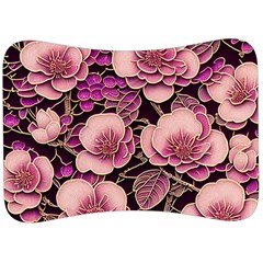 Plum Blossom Blossom Velour Seat Head Rest Cushion by Grandong