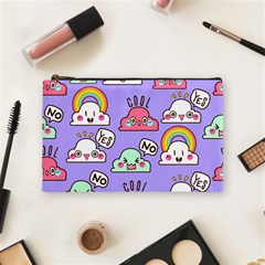 Cloud-seamless-pattern -- Cosmetic Bag (medium) by pakminggu