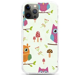 Forest-seamless-pattern-with-cute-owls Iphone 12 Pro Max Tpu Uv Print Case by pakminggu