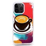 Coffee Tea Cappuccino iPhone 14 Pro Max TPU UV Print Case Front