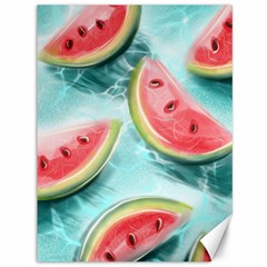 Watermelon Fruit Juicy Summer Heat Canvas 36  X 48  by uniart180623