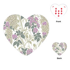 Vine Vineyard Plants Nature Playing Cards Single Design (heart) by uniart180623