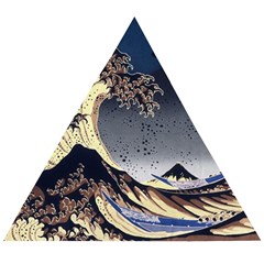 The Great Wave Off Kanagawa Japan Japanese Waves Wooden Puzzle Triangle by pakminggu