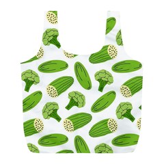 Vegetable Pattern With Composition Broccoli Full Print Recycle Bag (l) by pakminggu