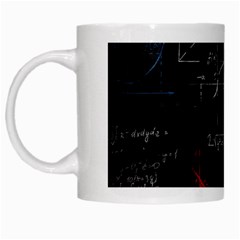 Math Mathematics Pattern White Mug by pakminggu