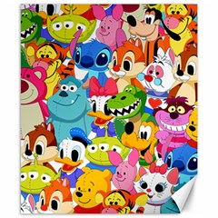 Illustration Cartoon Character Animal Cute Canvas 8  X 10  by Cowasu