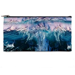 Sea-waves-ocean-water-beach-surf Pencil Case by Cowasu