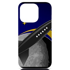 Science-fiction-sci-fi-sci-fi-logo Iphone 14 Pro Black Uv Print Case by Sarkoni