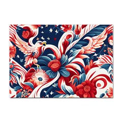 America Pattern Sticker A4 (100 Pack) by Valentinaart