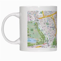 London City Map White Mug by Bedest