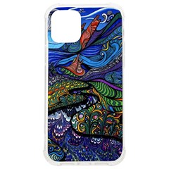 Multicolored Abstract Painting Artwork Psychedelic Colorful Iphone 12/12 Pro Tpu Uv Print Case by Bedest