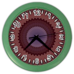 Art Pattern Design Color Wall Clock by Proyonanggan