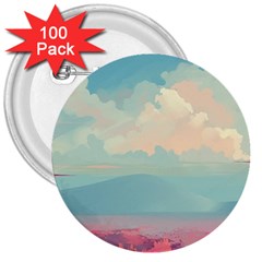 Anime Landscape 3  Buttons (100 Pack)  by Sarkoni