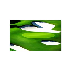 Golf Course Par Green Sticker Rectangular (10 Pack) by Sarkoni