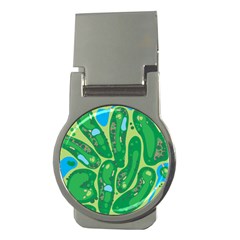 Golf Course Par Golf Course Green Money Clips (round)  by Sarkoni