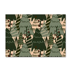 Christmas Vector Seamless Tree Pattern Sticker A4 (100 Pack) by Sarkoni