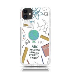 School Subjects And Objects Vector Illustration Seamless Pattern Iphone 11 Tpu Uv Print Case by Grandong