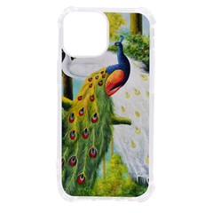 Peacock Art Iphone 13 Mini Tpu Uv Print Case by Grandong