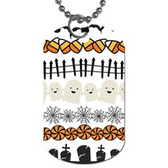 Halloween Holidays Dog Tag (two Sides) by Sarkoni