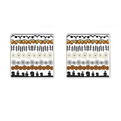 Halloween Holidays Cufflinks (square) by Sarkoni