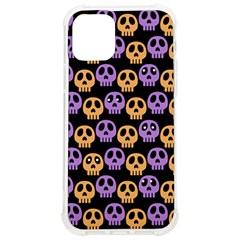 Halloween Skull Pattern Iphone 12/12 Pro Tpu Uv Print Case by Ndabl3x