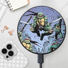 Teenage Mutant Ninja Turtles Comics Wireless Fast Charger(black) by Sarkoni