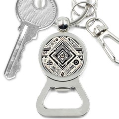 Tribal Pattern Bottle Opener Key Chain by Sobalvarro