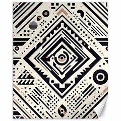 Tribal Pattern Canvas 11  X 14  by Sobalvarro