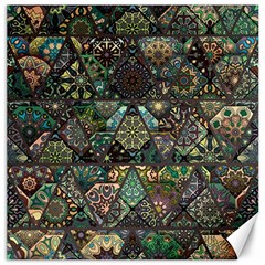 Digital Art Triangle Pattern Texture Mosaic Canvas 20  X 20  by Grandong