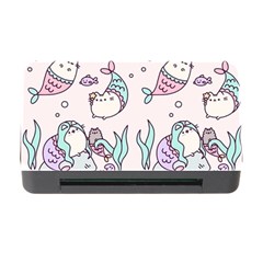 Cartoon Cat Cute Animal Kawaii Pastel Pattern Memory Card Reader With Cf by Ndabl3x