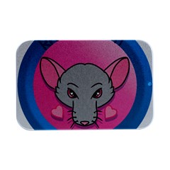 Rad Rat Studios Logo Open Lid Metal Box (silver)   by radratstudios