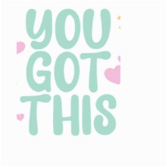 You Got This T- Shirt You Got This A Cute Motivation Qoute To Keep You Going T- Shirt Yoga Reflexion Pose T- Shirtyoga Reflexion Pose T- Shirt Small Garden Flag (two Sides) by hizuto