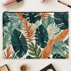 Tropical Leaf Cosmetic Bag (xxxl) by Jack14