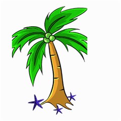 Beach Coconut Tree T- Shirt Beach Coconut Tree T- Shirt Yoga Reflexion Pose T- Shirtyoga Reflexion Pose T- Shirt Small Garden Flag (two Sides) by hizuto