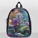 Abstract Blossoms  School Bag (Small) Front