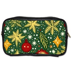 Christmas Pattern Toiletries Bag (two Sides) by Valentinaart