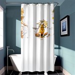 Versailles T- Shirt Versailles Fountain Voyage Art Digital Painting Watercolor Discovery T- Shirt Shower Curtain 36  x 72  (Stall)  Curtain(36 X72 )