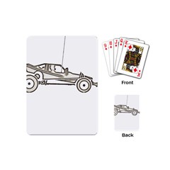 Vintage Rc Cars T- Shirt Grunge Vintage Modelcar Classic Rc Buggy Racing Cars Addict T- Shirt Playing Cards Single Design (mini) by ZUXUMI