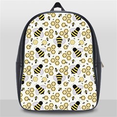 Bee Honeycomb Honeybee Insect School Bag (xl) by Pakjumat