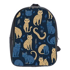 Cat Pattern Animal School Bag (xl) by Pakjumat