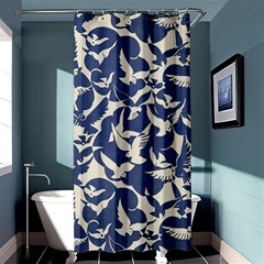 Bird Animal Animal Background Shower Curtain 36  X 72  (stall)  by Pakjumat