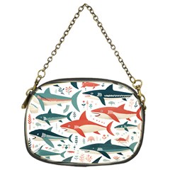 Fish Shark Animal Pattern Chain Purse (one Side) by Pakjumat