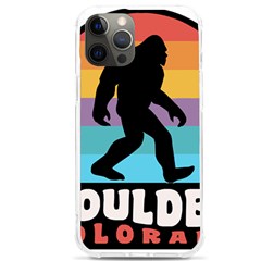 Boulder T- Shirt Boulder Colorado Bigfoot Sasquatch Hiking Camping T- Shirt Iphone 12 Pro Max Tpu Uv Print Case by JamesGoode