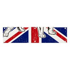 English Bulldog T- Shirt English Bulldog - English Bulldog Union Jack Flag T- Shirt Banner And Sign 4  X 1  by ZUXUMI