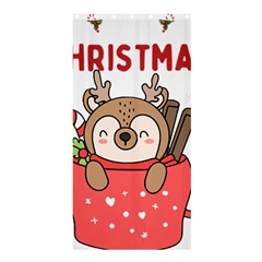 Family Christmas 2022 Matching T- Shirt Christmas We Are Family 2022 Cute Xmas Matching Custom T- Sh Shower Curtain 36  X 72  (stall)  by ZUXUMI