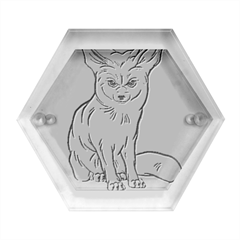 Fennec Fox T- Shirt Fennec Fox Is My Spirit Animal T- Shirt Hexagon Wood Jewelry Box by ZUXUMI