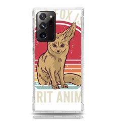 Fennec Fox T- Shirt Fennec Fox Is My Spirit Animal T- Shirt Samsung Galaxy Note 20 Ultra Tpu Uv Case by ZUXUMI