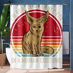 Fennec Fox T- Shirt Im Really A Fennec Fox T- Shirt Shower Curtain 60  X 72  (medium)  by ZUXUMI